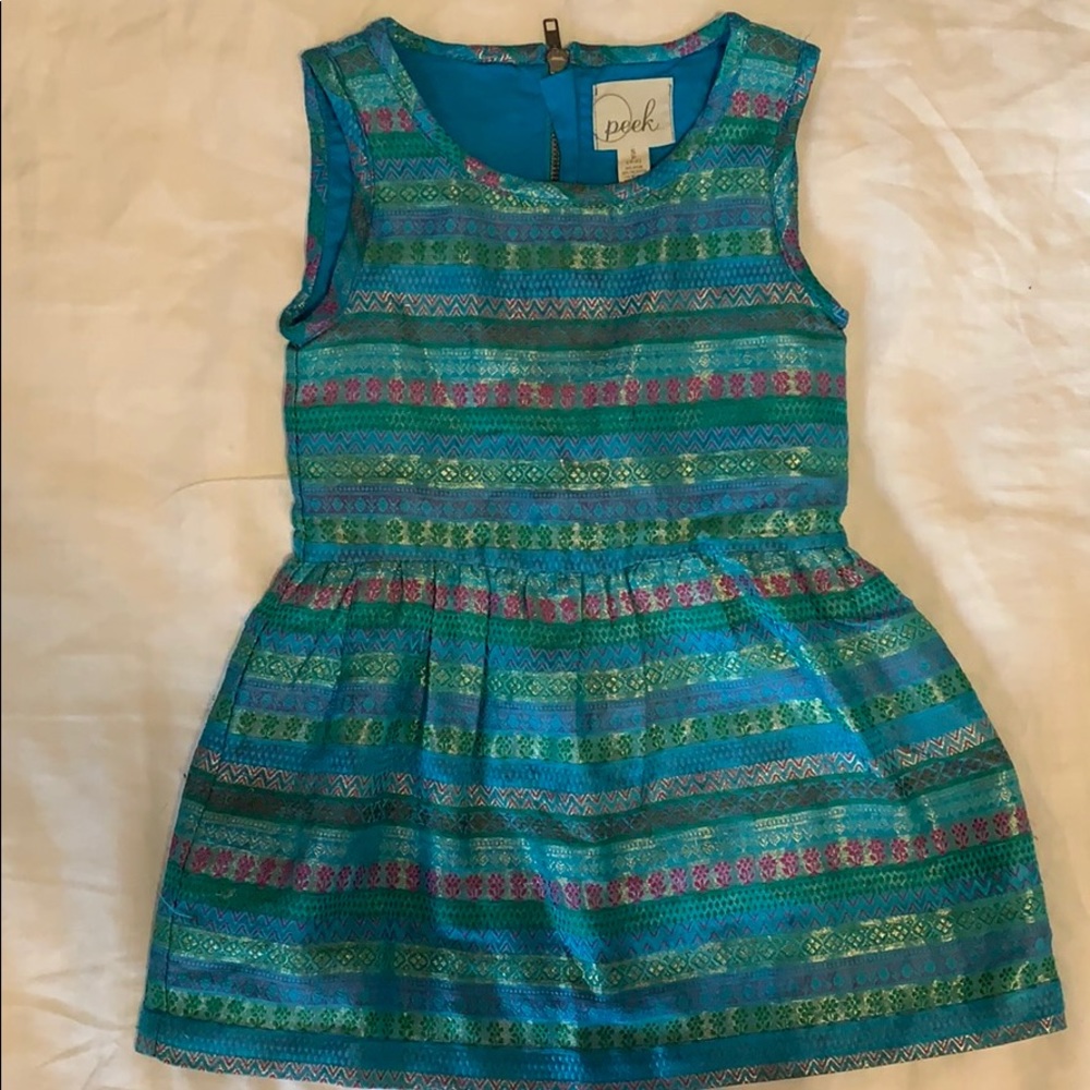 Peek Multicolored girls dress/tunic in size 4/5.